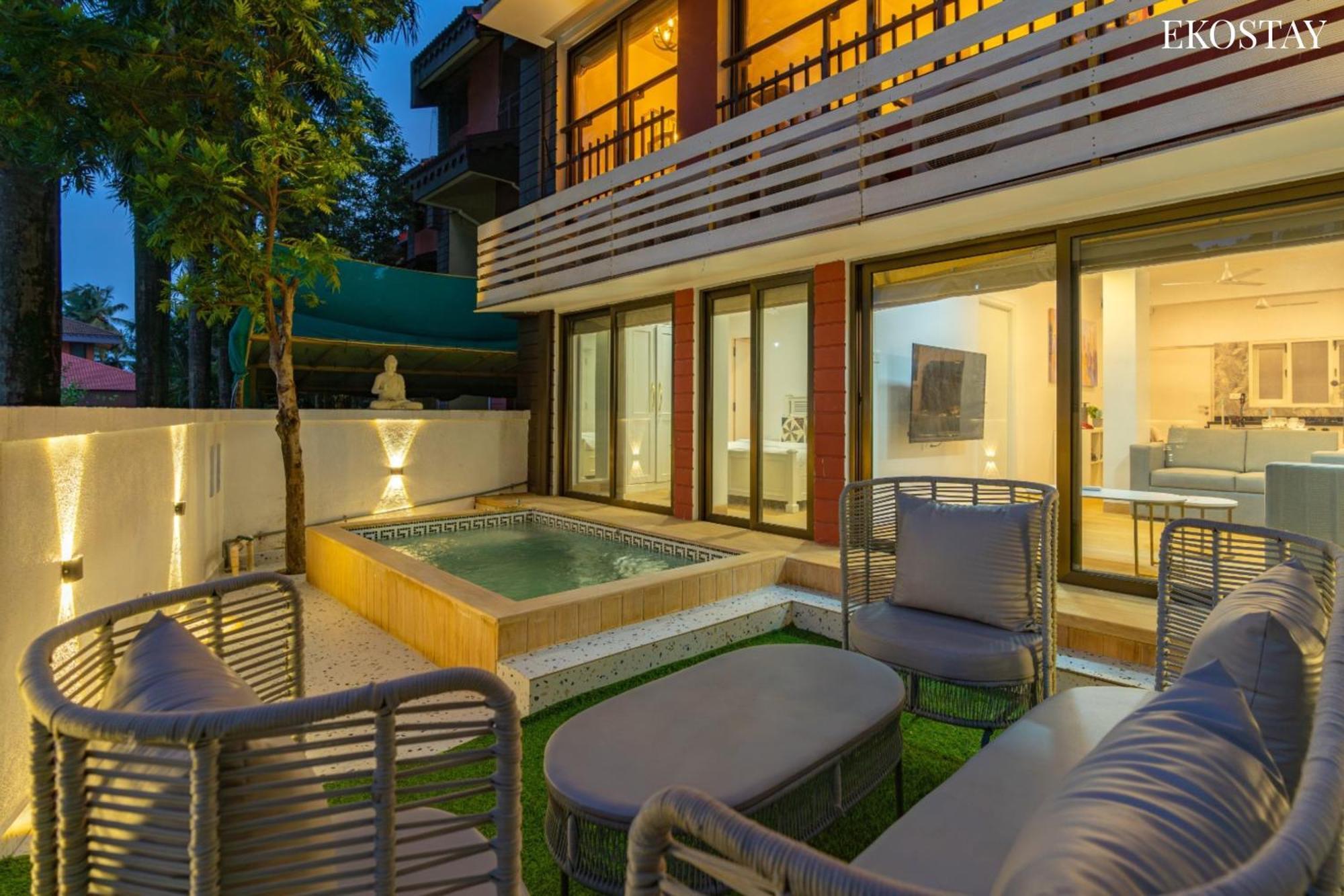 Ekostay Luxe - Casa Marina Candolim Bagian luar foto